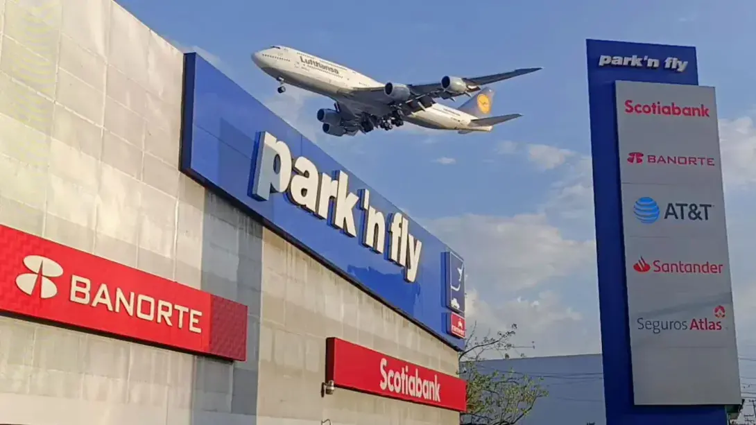 Park' n Fly servicio de estacionamiento cerca del AICMX